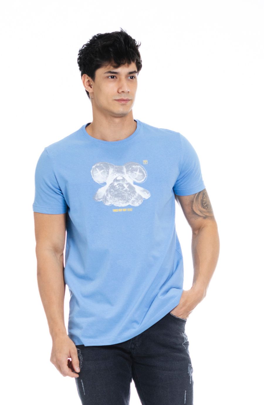 Camiseta Negative Bear Comedy Blueberry