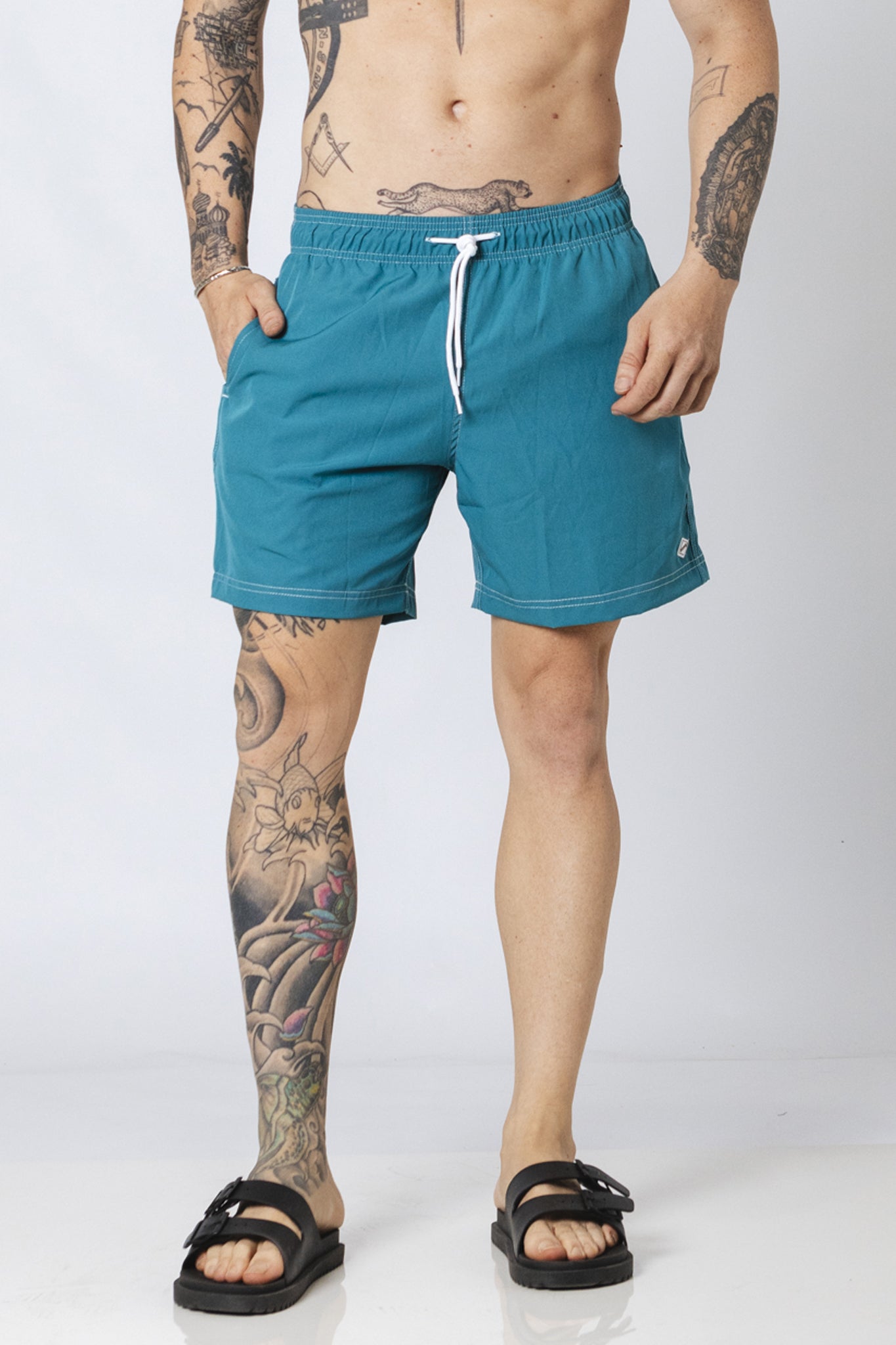 Shorts Basic Summer Petróleo
