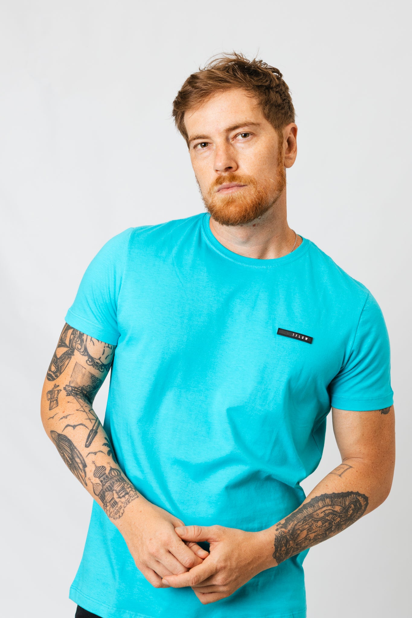 Camiseta Revive Class Azul Turquesa