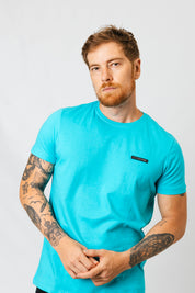 Camiseta Revive Class Azul Turquesa