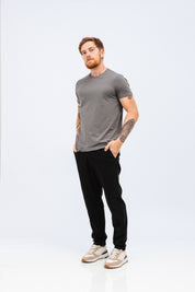 Camiseta Pima Atiq Cinza Boss