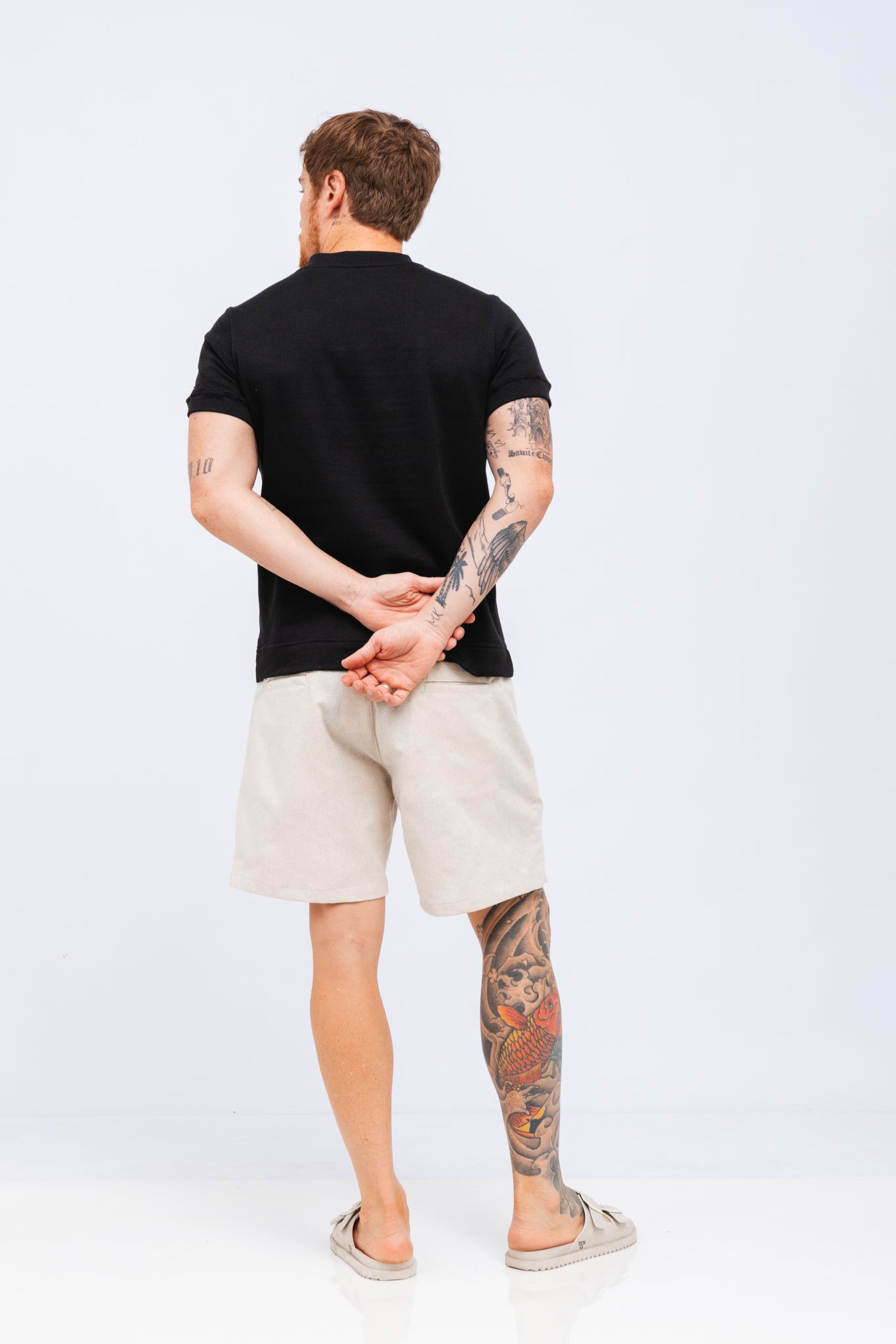 Short Nagore Linen Natural