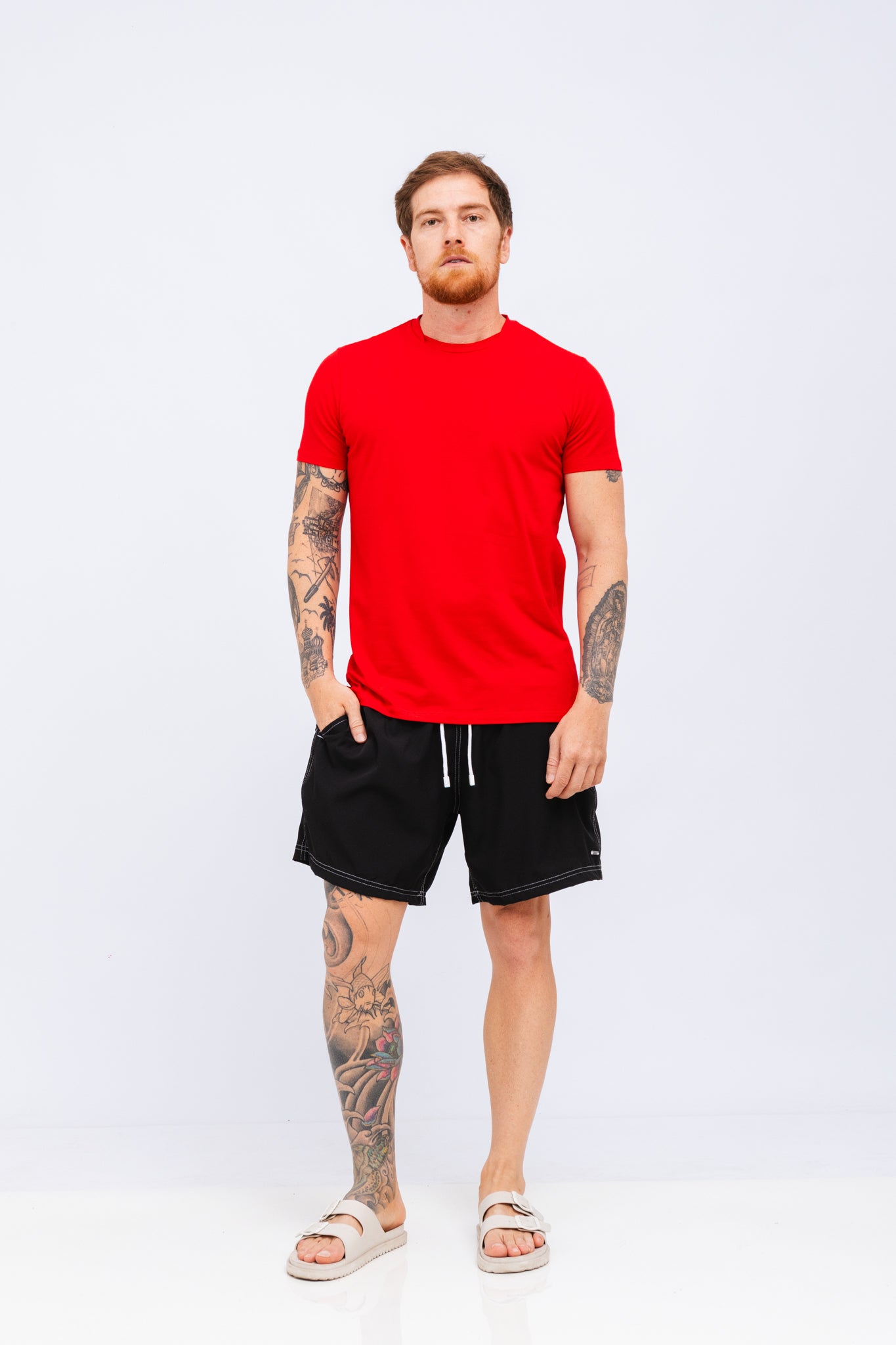 Camiseta Pima Atiq Vermelho