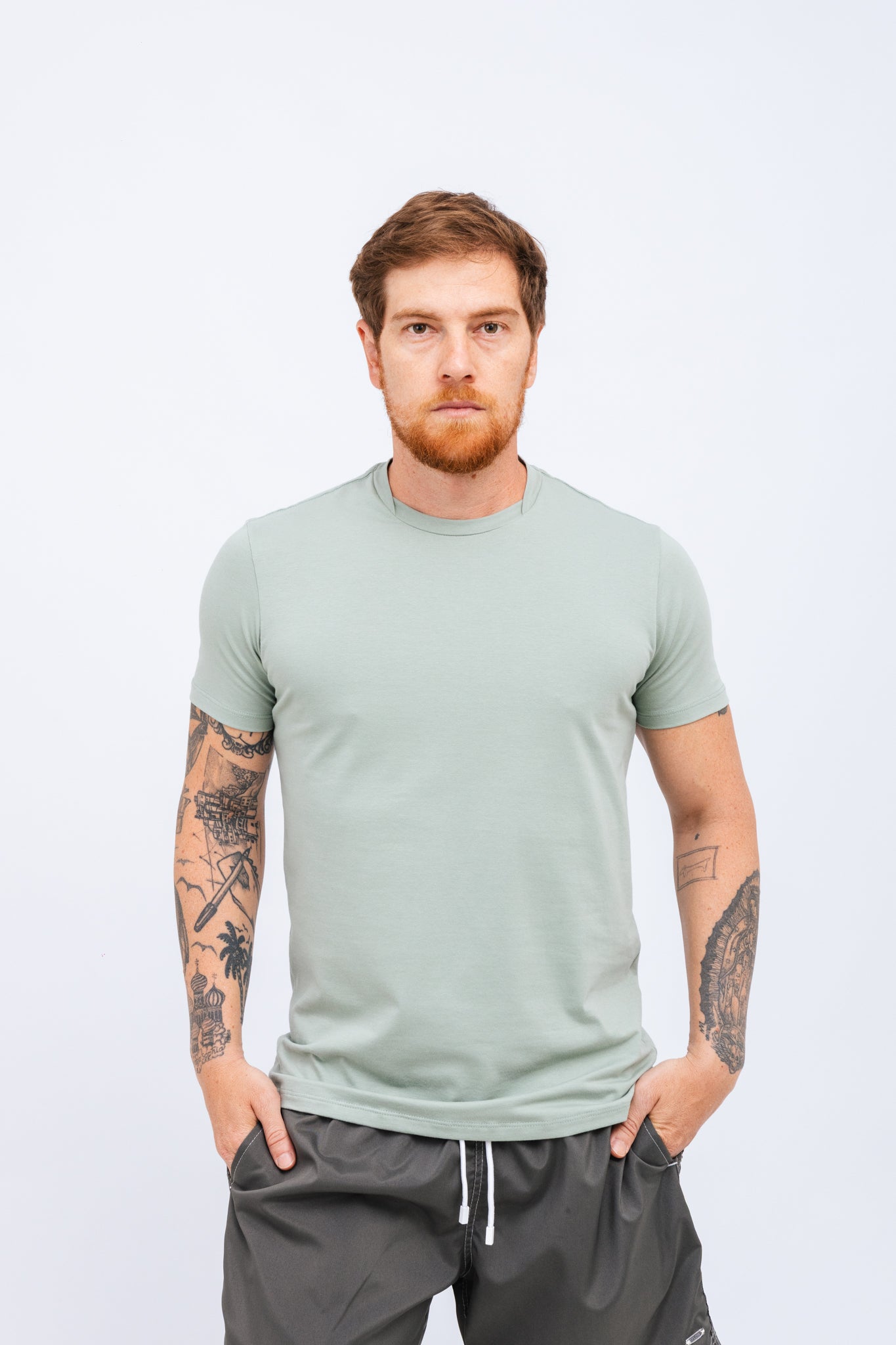 Camiseta Pima Atiq Verde Pistache