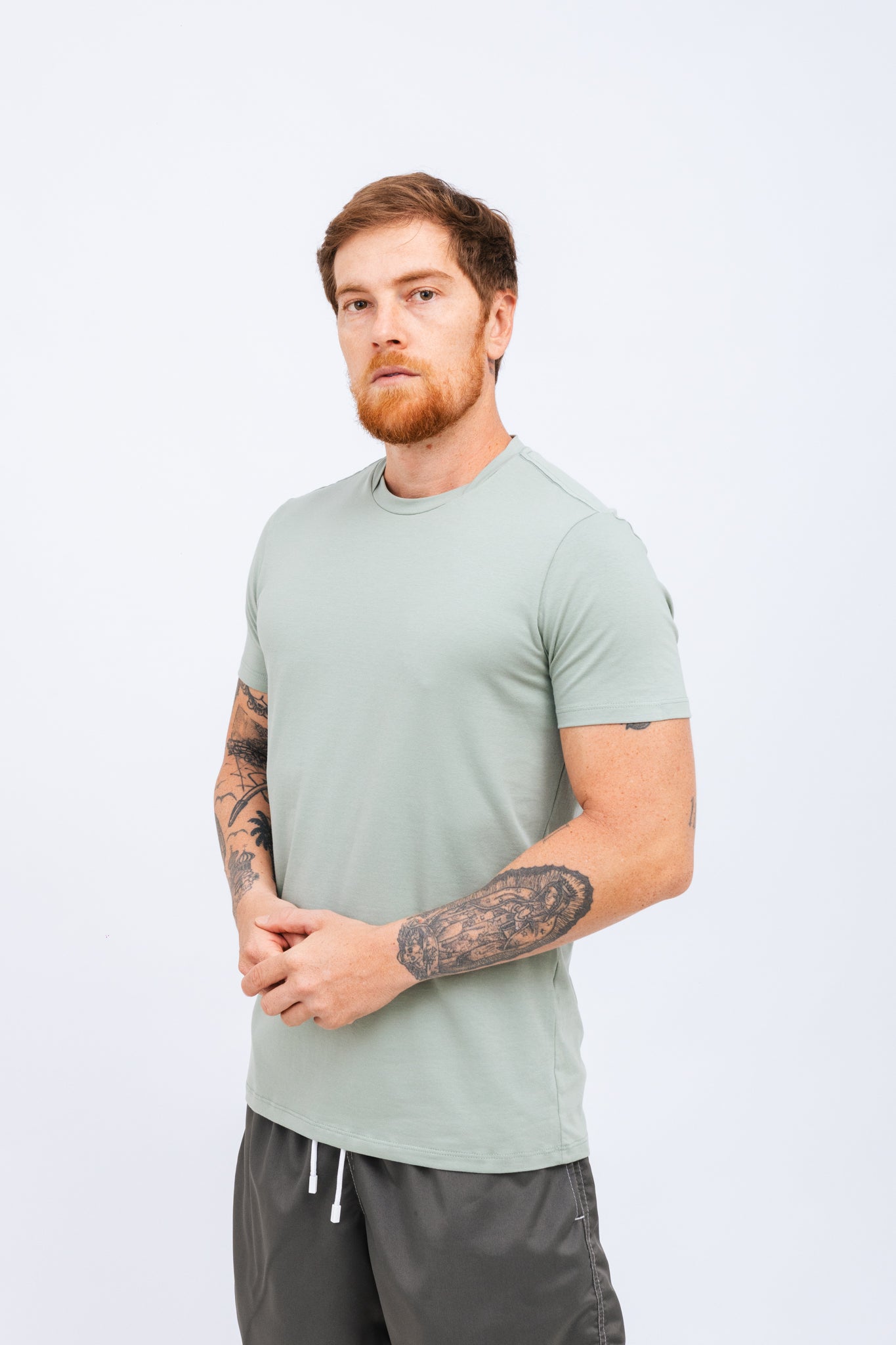 Camiseta Pima Atiq Verde Pistache