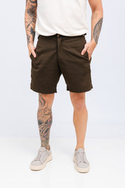 Bermuda Linen Kaimbe Verde Militar