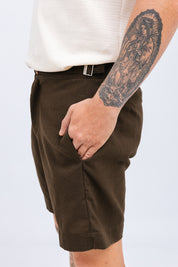 Bermuda Linen Kaimbe Verde Militar