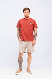 Short Nagore Linen Bege