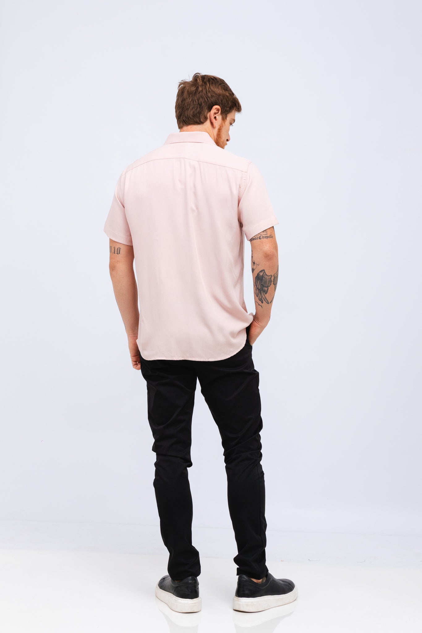 Camisa Viscose MC Rayon Rose