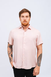 Camisa Viscose MC Rayon Rose