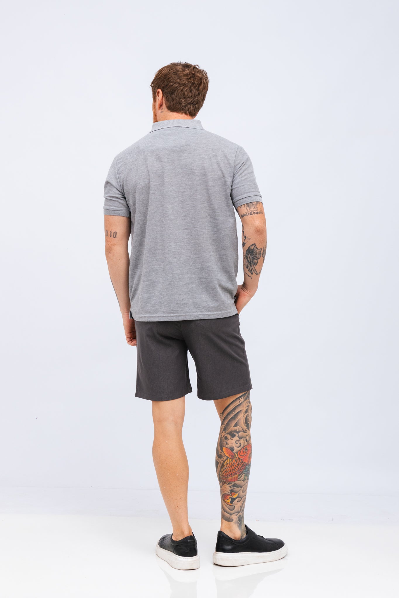 Bermuda Mercy Cinza Mescla