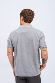 Polo Piquet Triulzi Cinza