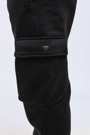 Calça Cargo Moleton Norky Preta