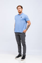 Polo Piquet Triulzi Azul Claro