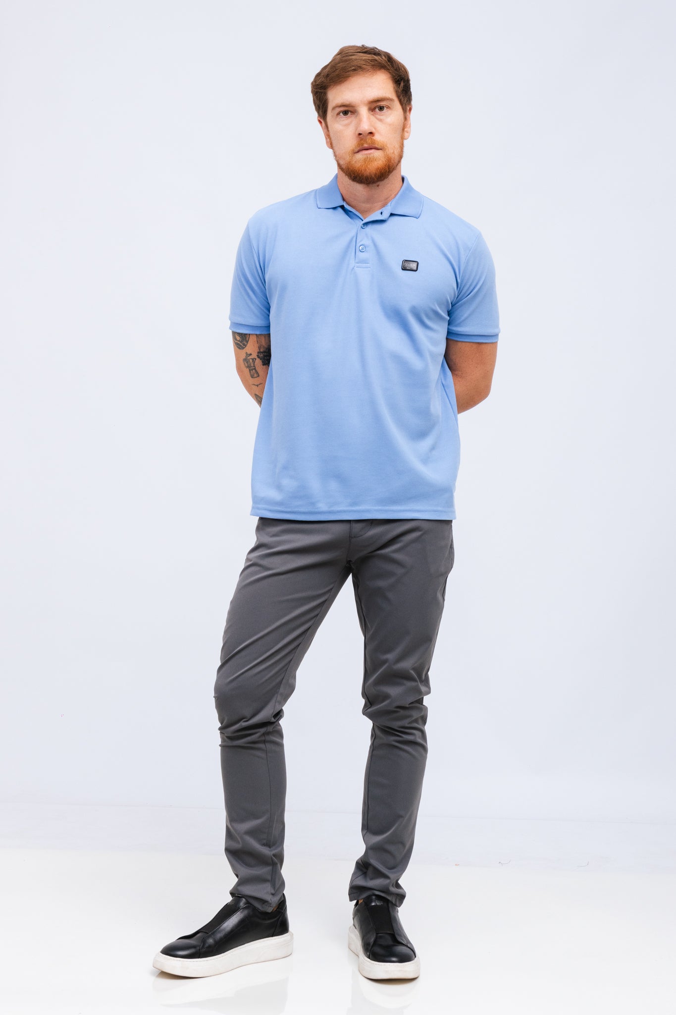 Polo Piquet Triulzi Azul Claro