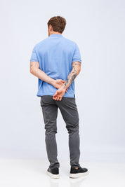 Polo Piquet Triulzi Azul Claro