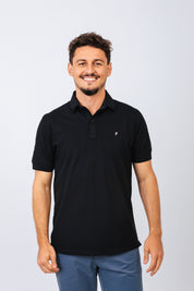 Polo Piquet Essential Preta
