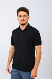 Polo Piquet Essential Preta