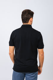Polo Piquet Essential Preta