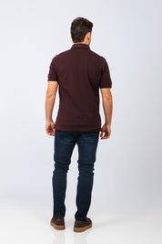 Polo Piquet Essential Marrom
