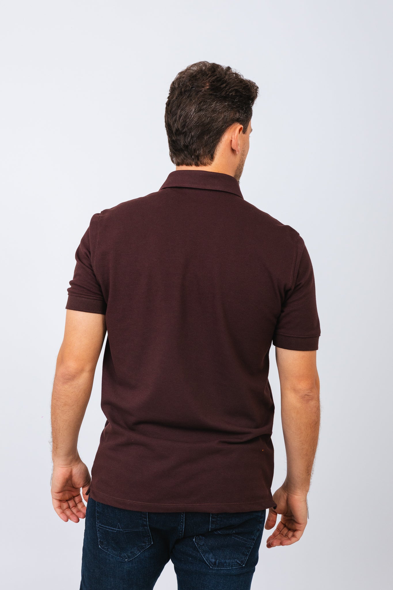 Polo Piquet Essential Marrom