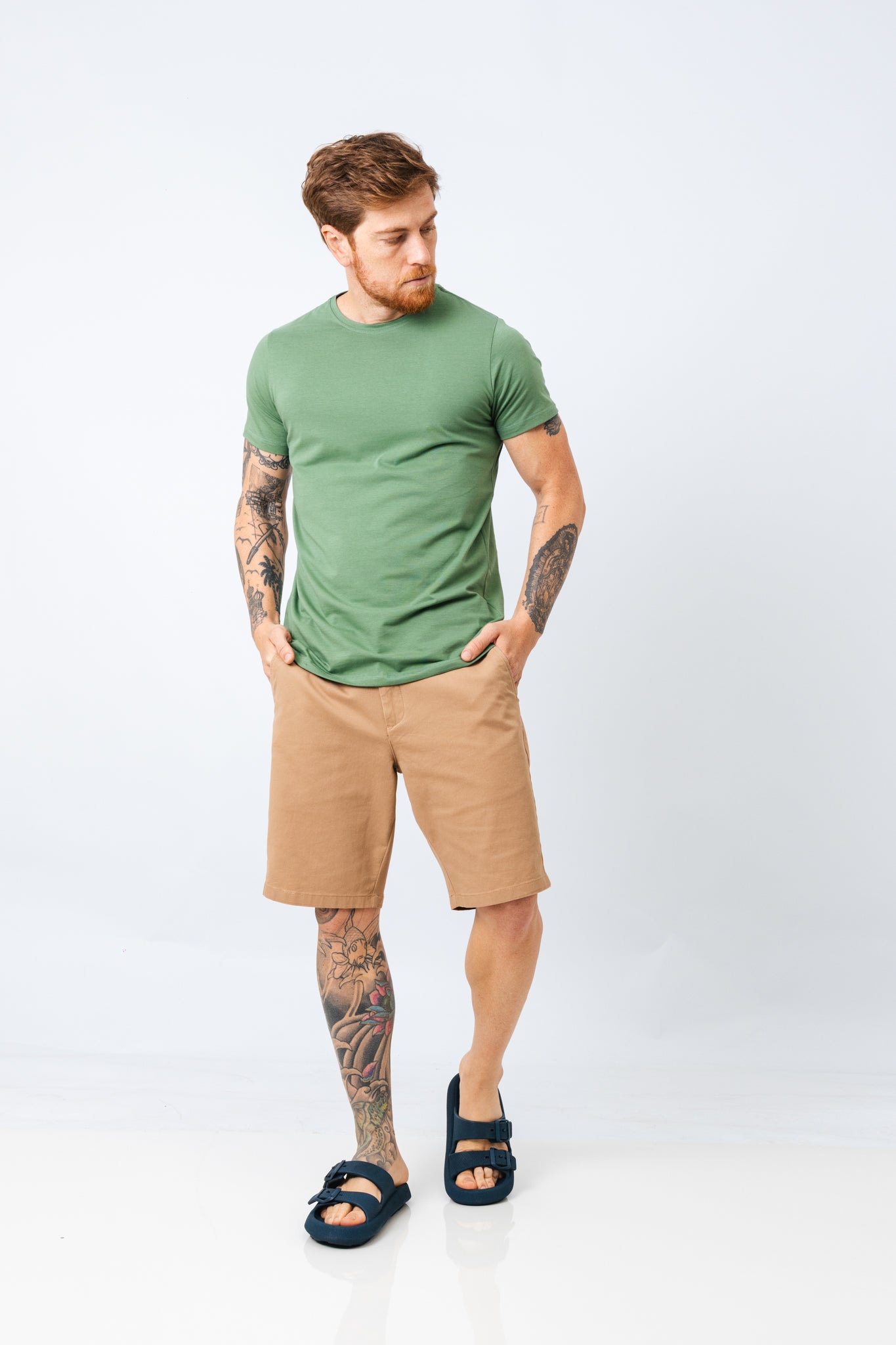 Camiseta Pima Next Edition Verde Militar