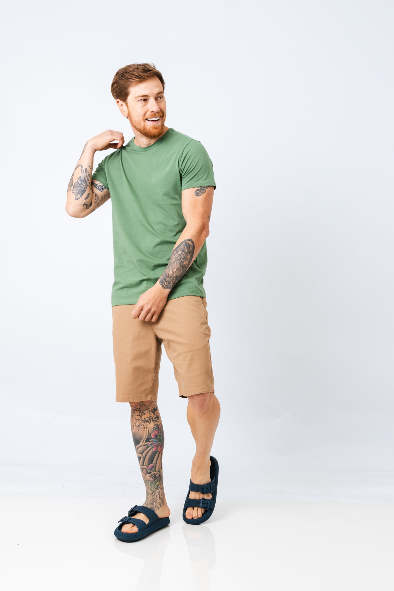 Camiseta Pima Next Edition Verde Militar