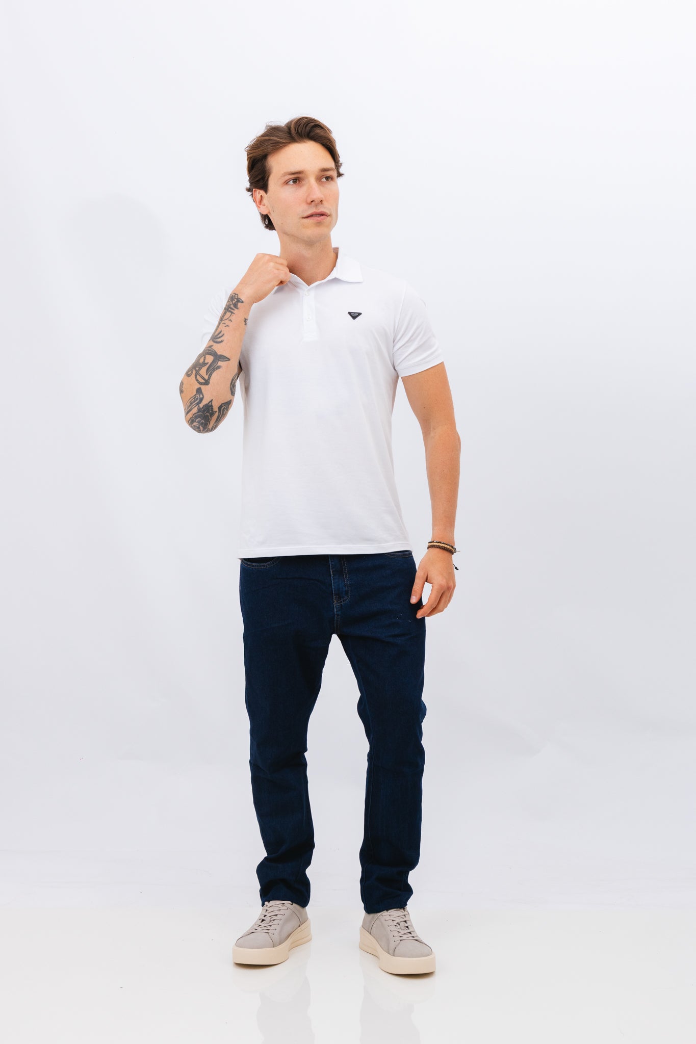 Polo Pima Cannel Branca