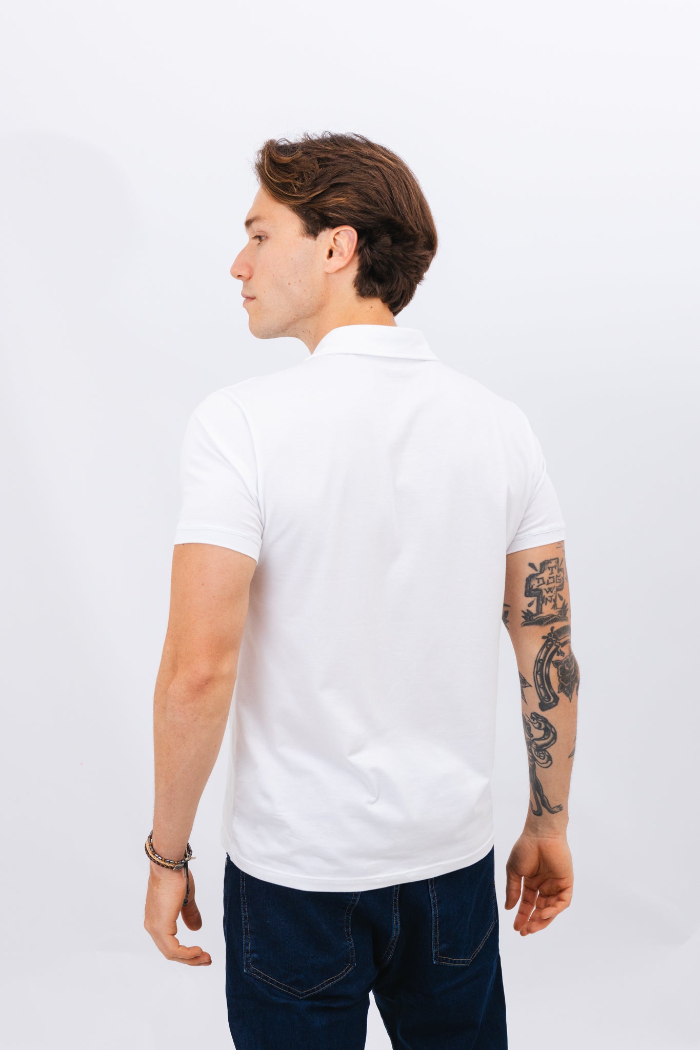 Polo Pima Cannel Branca