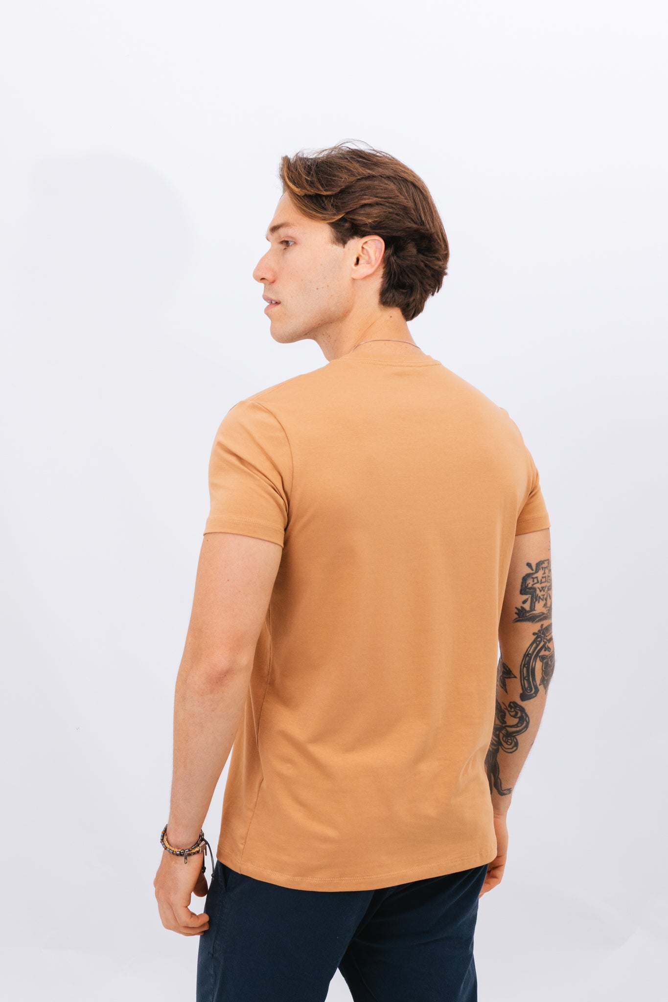 Camiseta Pima Atiq Camel