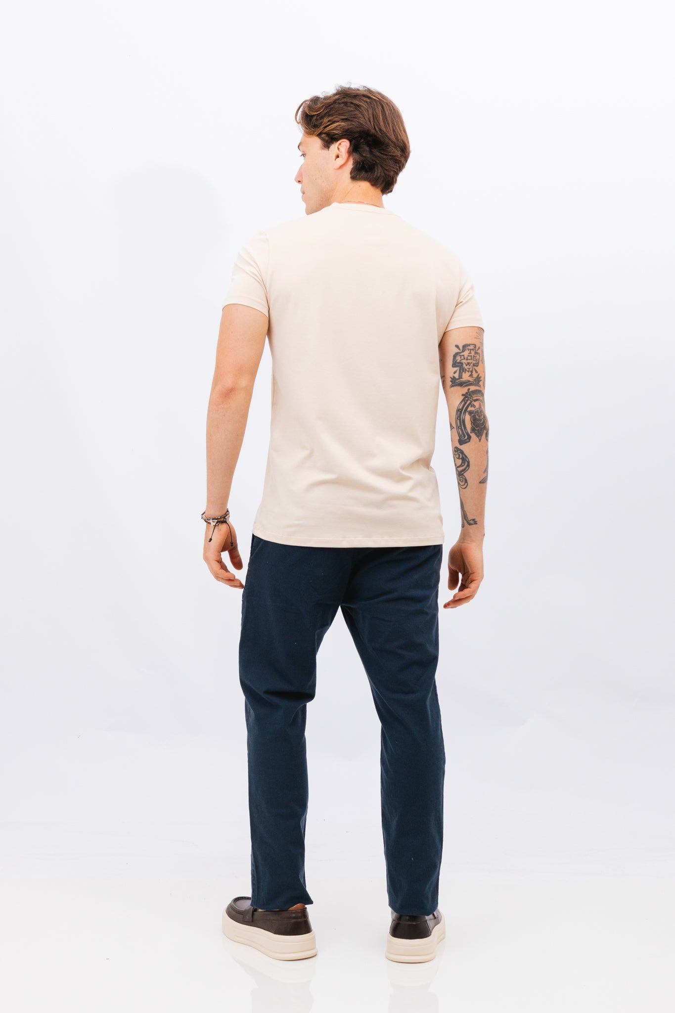 Camiseta Pima Atiq Creme