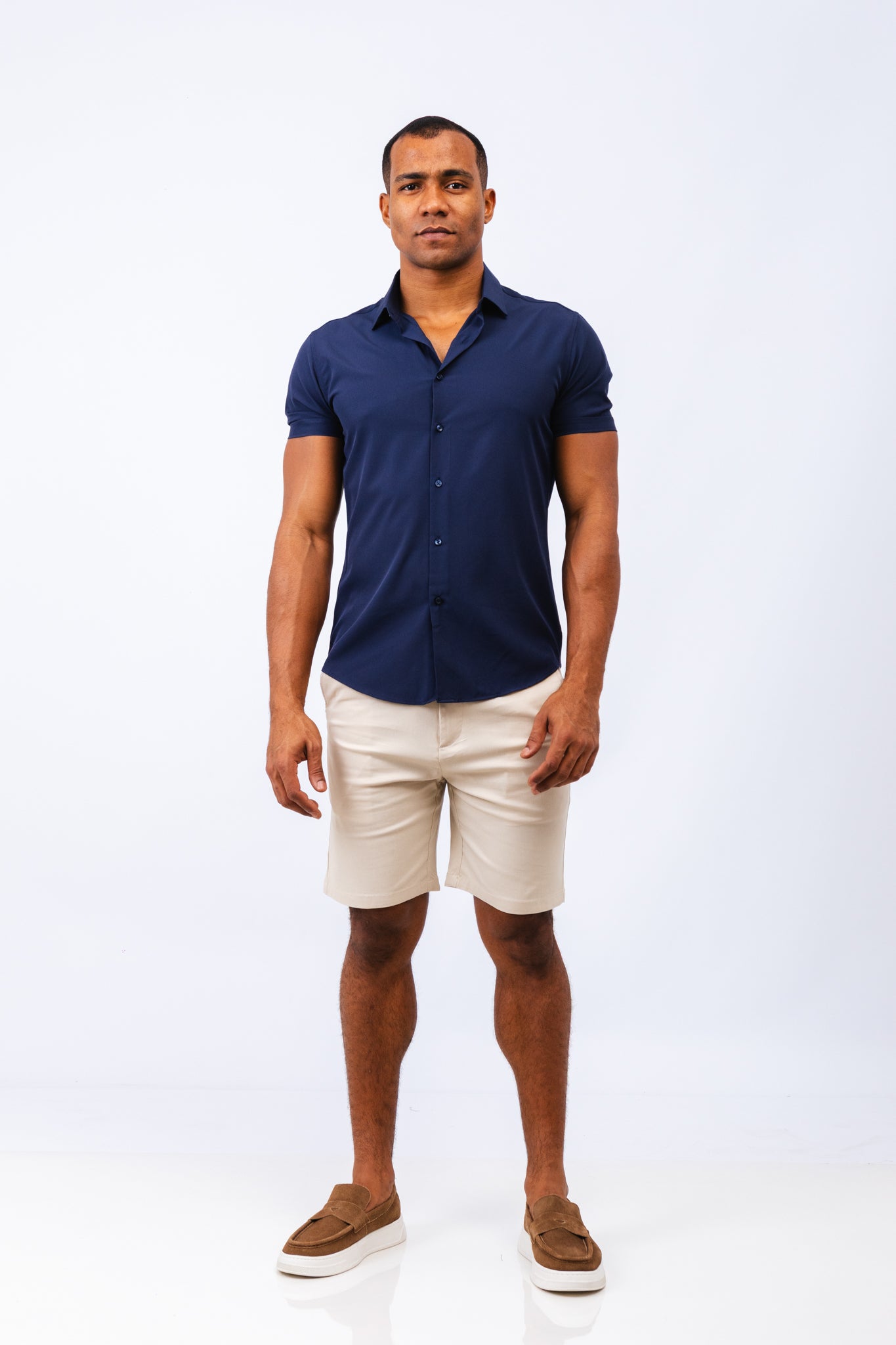 Camisa MC Harrod Azul Marinho