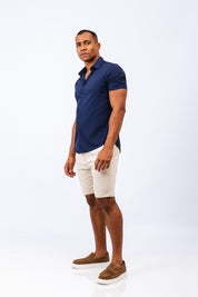 Camisa MC Harrod Azul Marinho