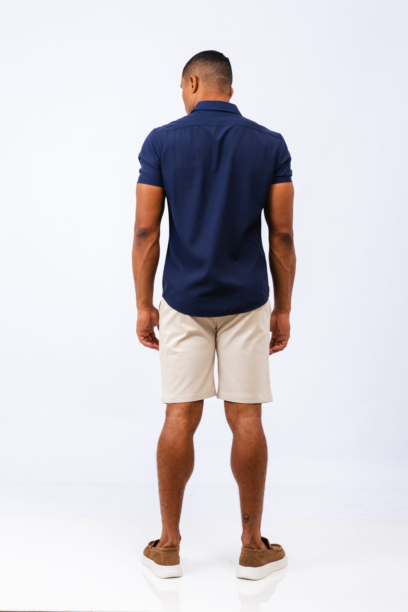 Camisa MC Harrod Azul Marinho