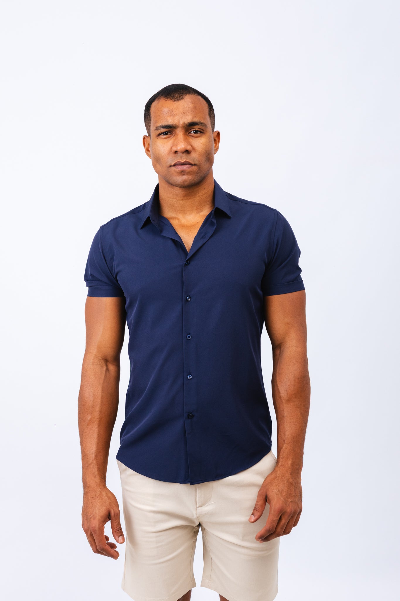 Camisa MC Harrod Azul Marinho