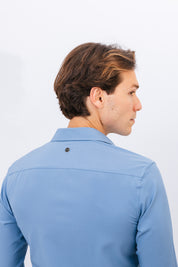 Camisa ML Lecce Azul Médio