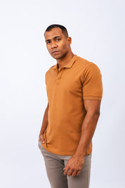 Polo Piquet Pima Lille Camel