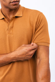 Polo Piquet Pima Lille Camel