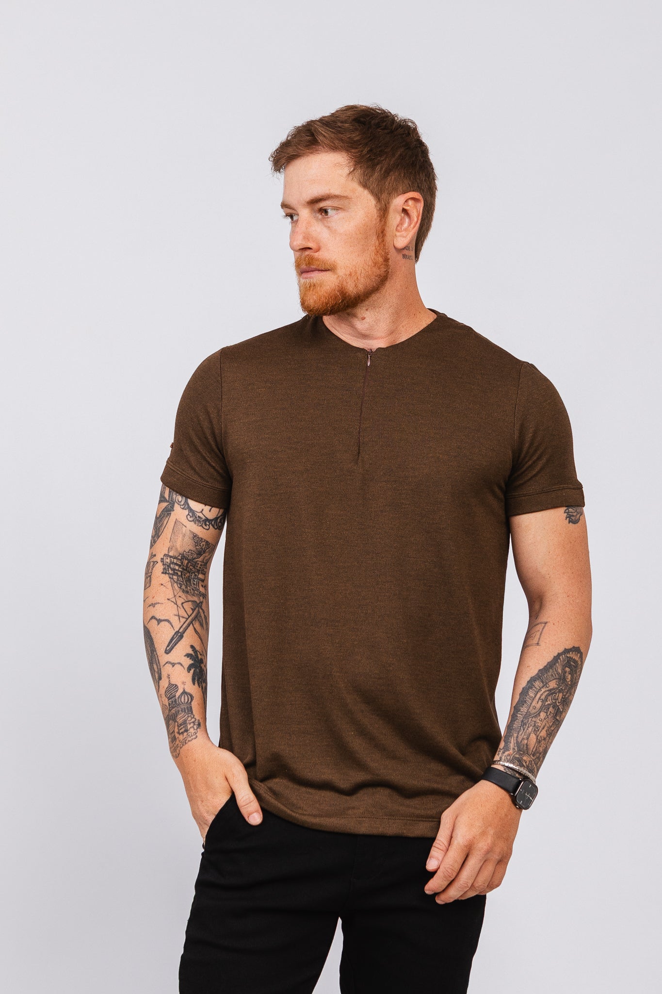 Camiseta Indaia Marrom
