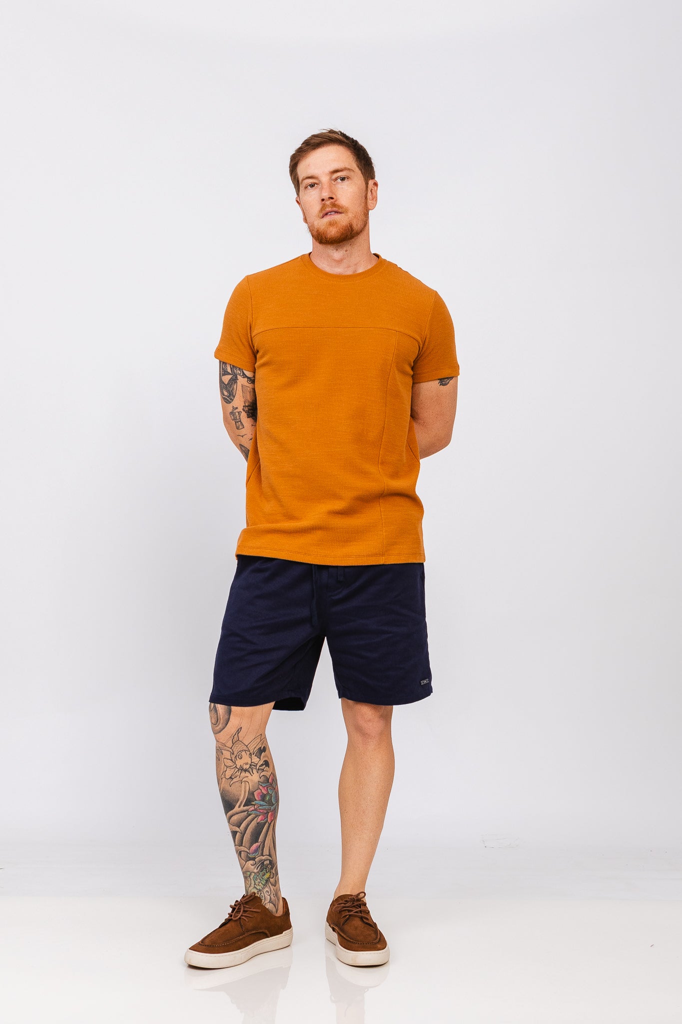 Short Sarja Tourlos Azul Marinho