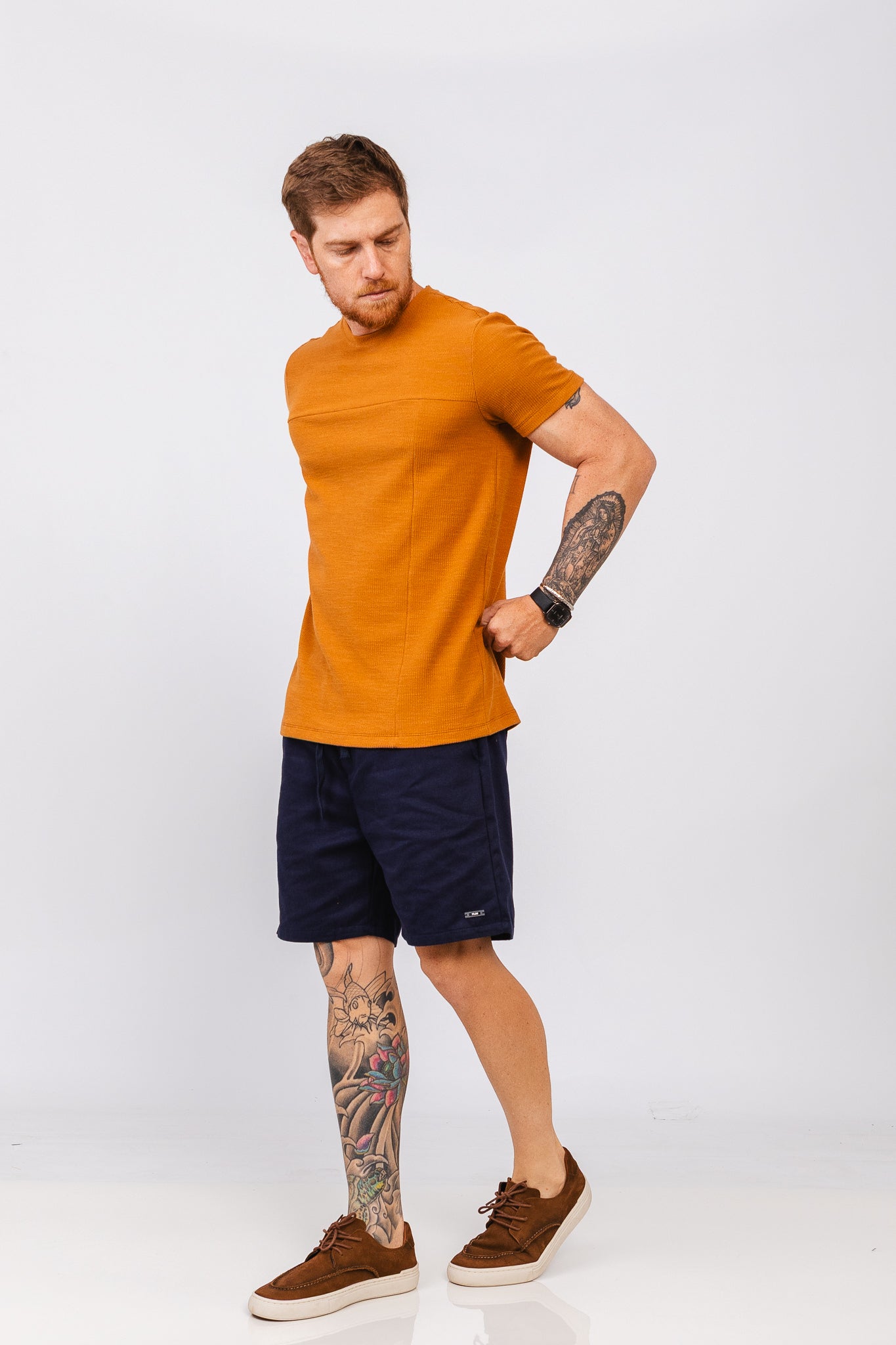 Short Sarja Tourlos Azul Marinho