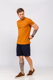 Short Sarja Tourlos Azul Marinho