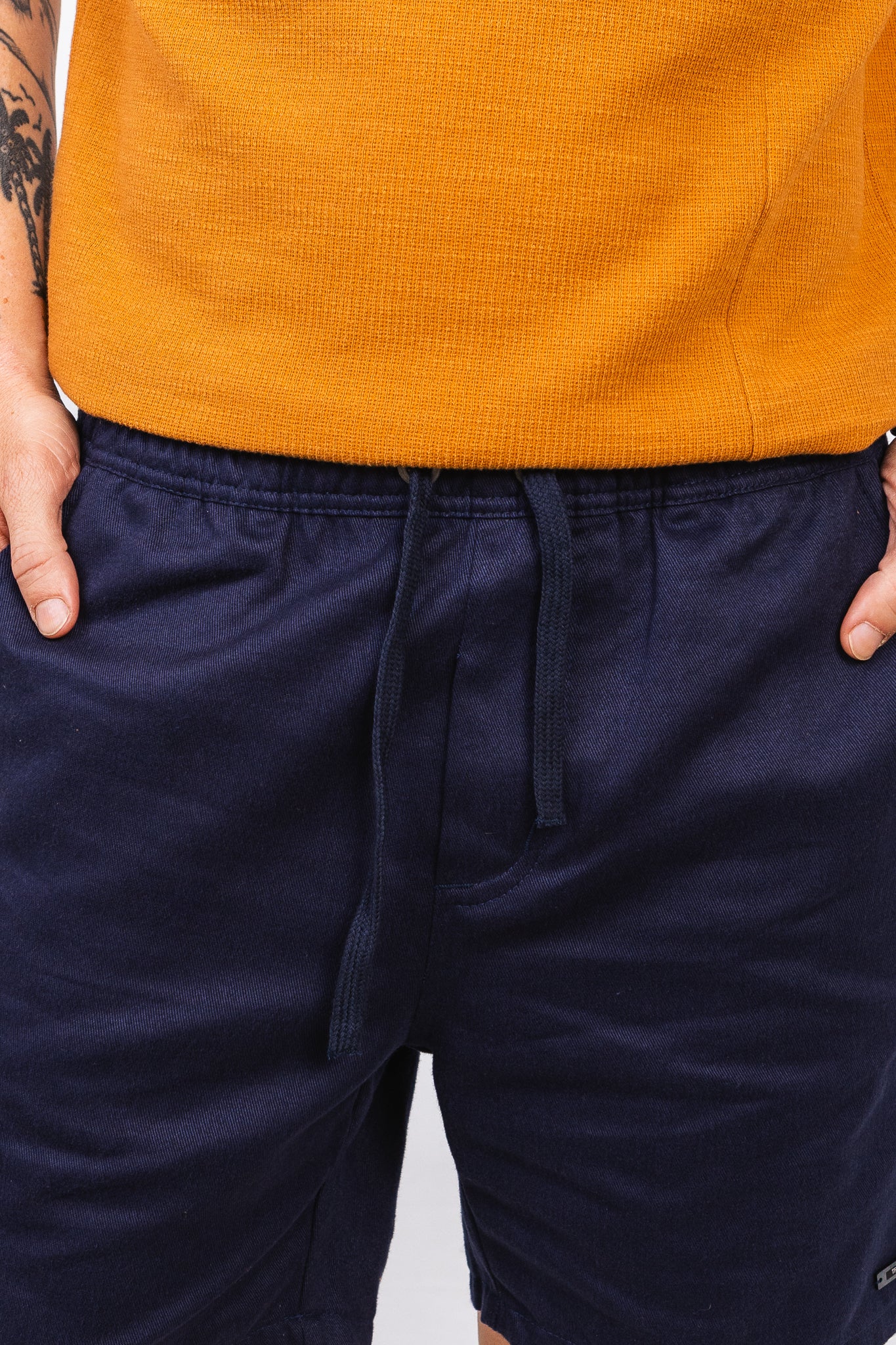 Short Sarja Tourlos Azul Marinho