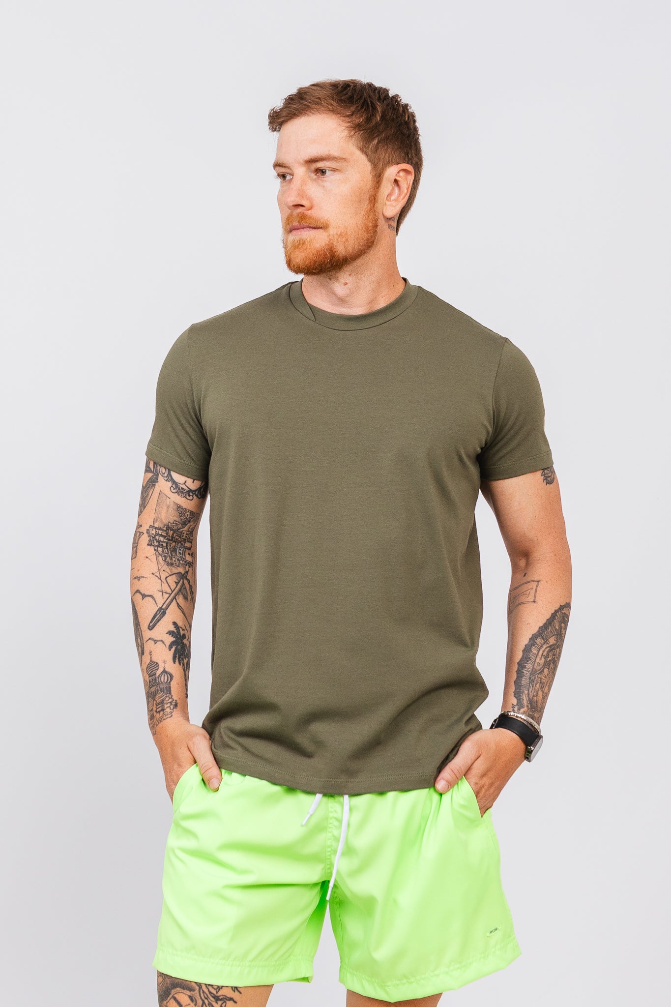Camiseta Conf Sierna Verde Militar