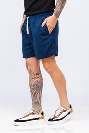Short Nagore Linen Azul Marinho