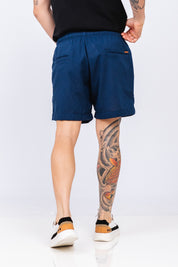 Short Nagore Linen Azul Marinho