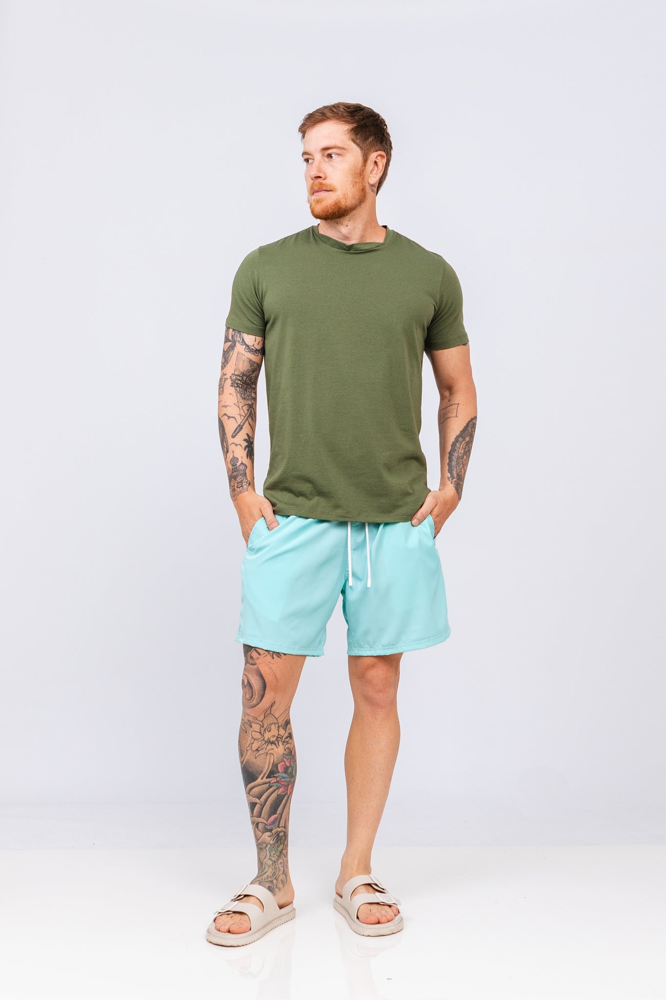 Short Acqua Essence Verde Claro