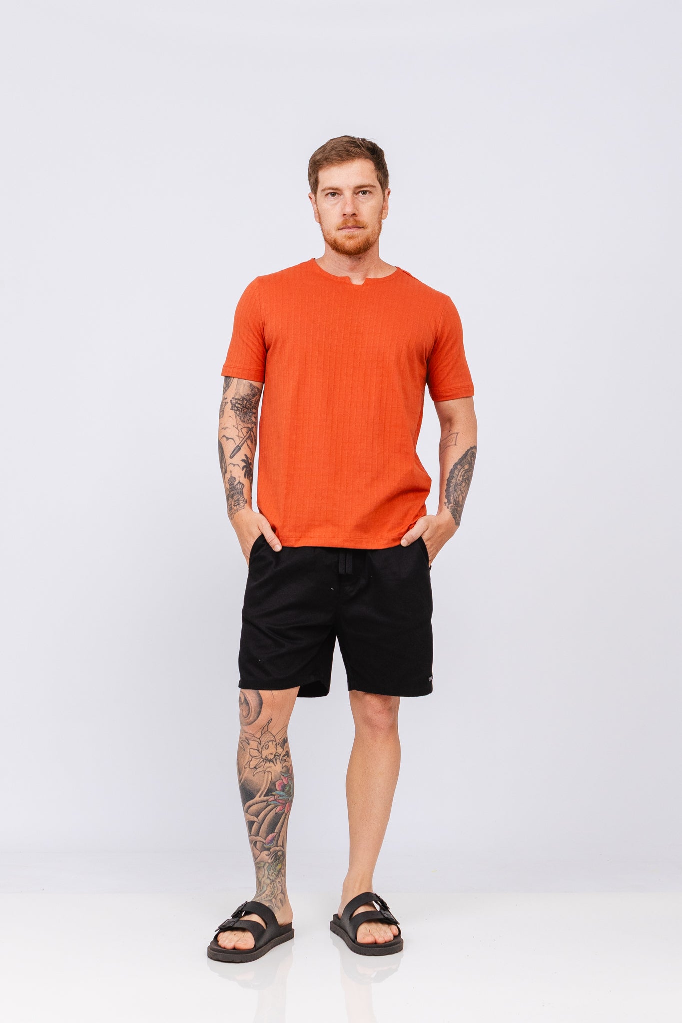 Camiseta Bellagio Laranja Queimado