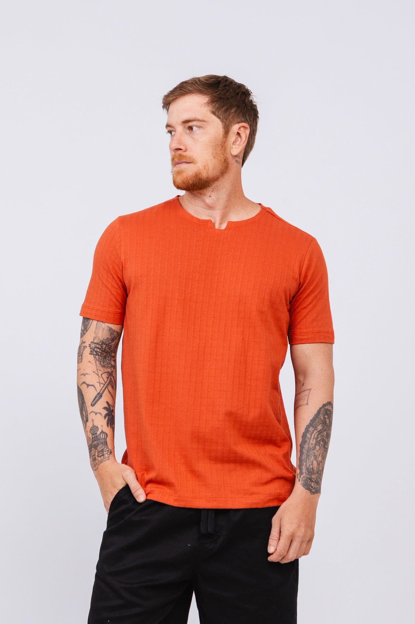 Camiseta Bellagio Laranja Queimado