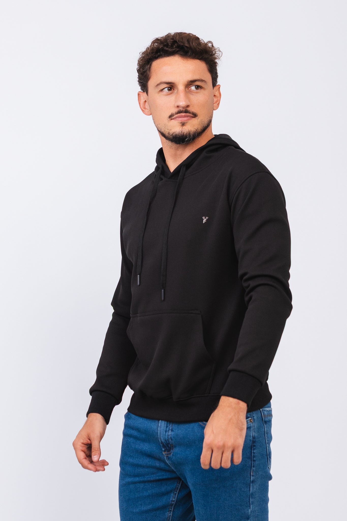 Blusa Tricot Vetor Preta